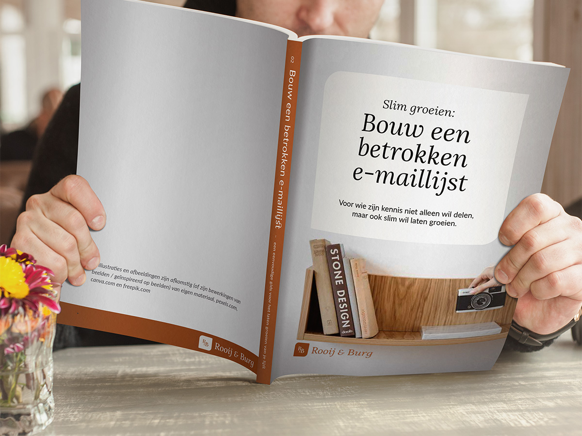 Man leest de gids 'Bouw een betrokken e-maillijst'