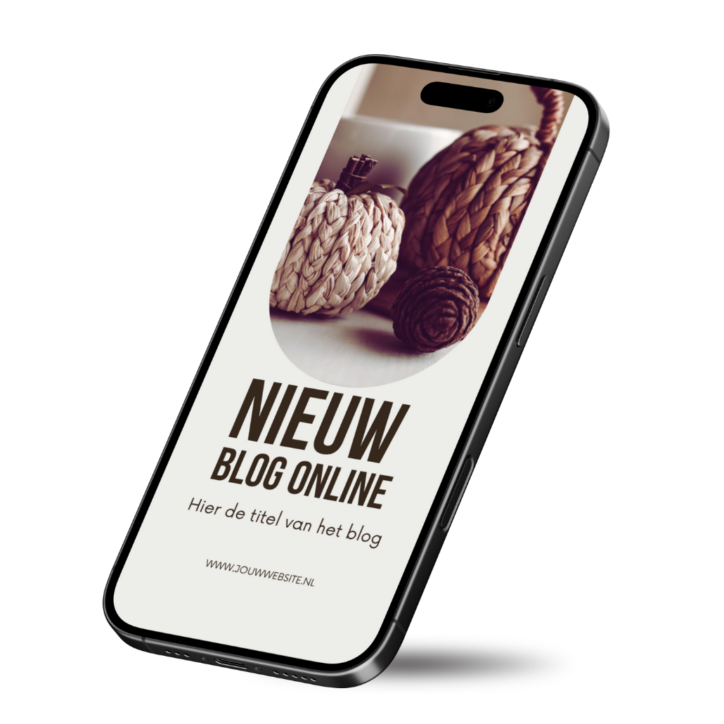 5×5 contentstrategie templates Telefoon met een template uit de 5x5 contentstrategie