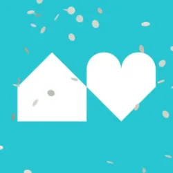 Huisje en hartje op lichtblauwe ondergrond voor Herkenning huisstijl artikel